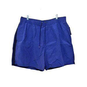 Roundtree & Yorke Shorts XL Blue Mesh Lining Elastic Waistband Drawstring NEW